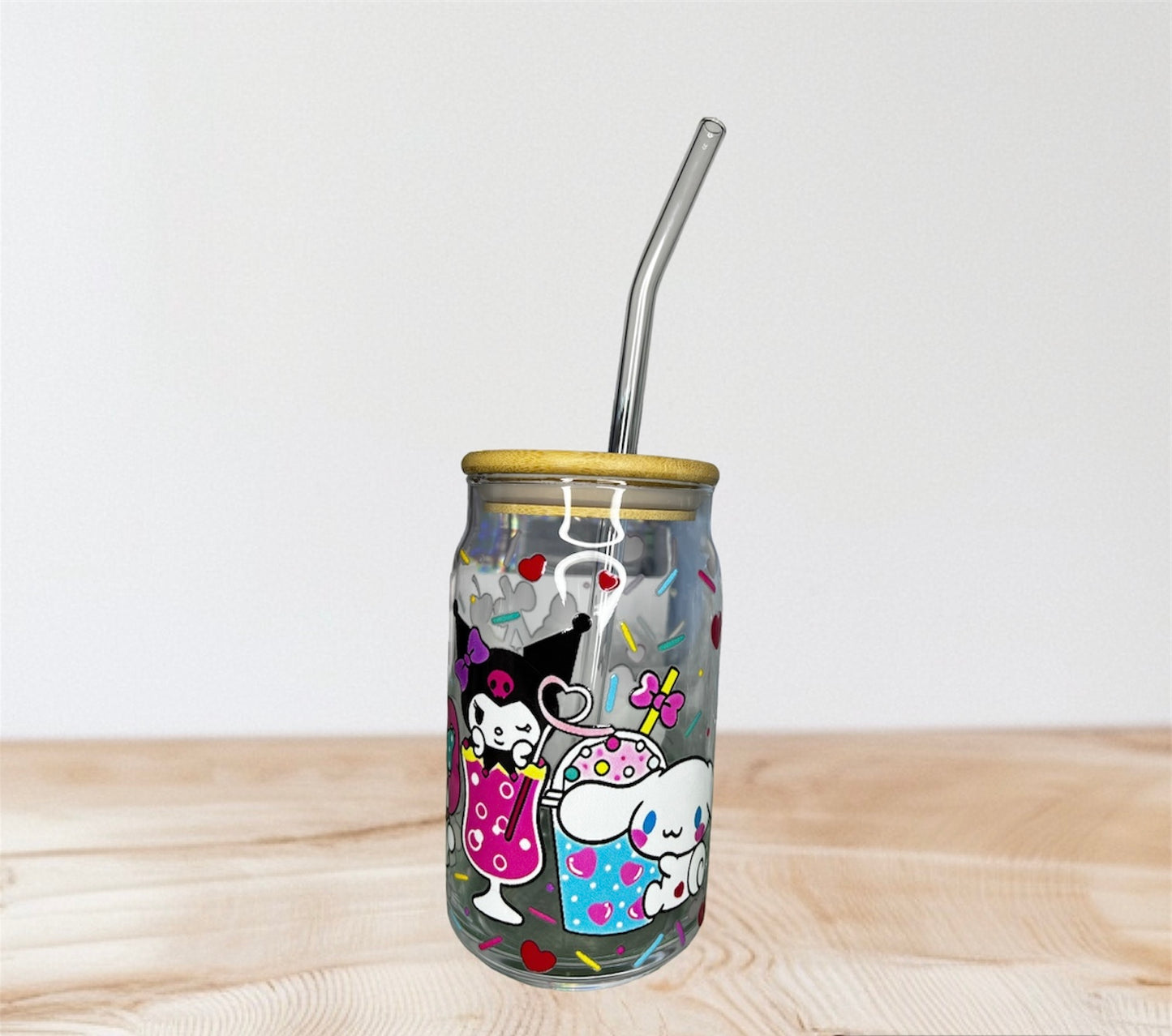 16oz Kawaii Milkshake Glass Can